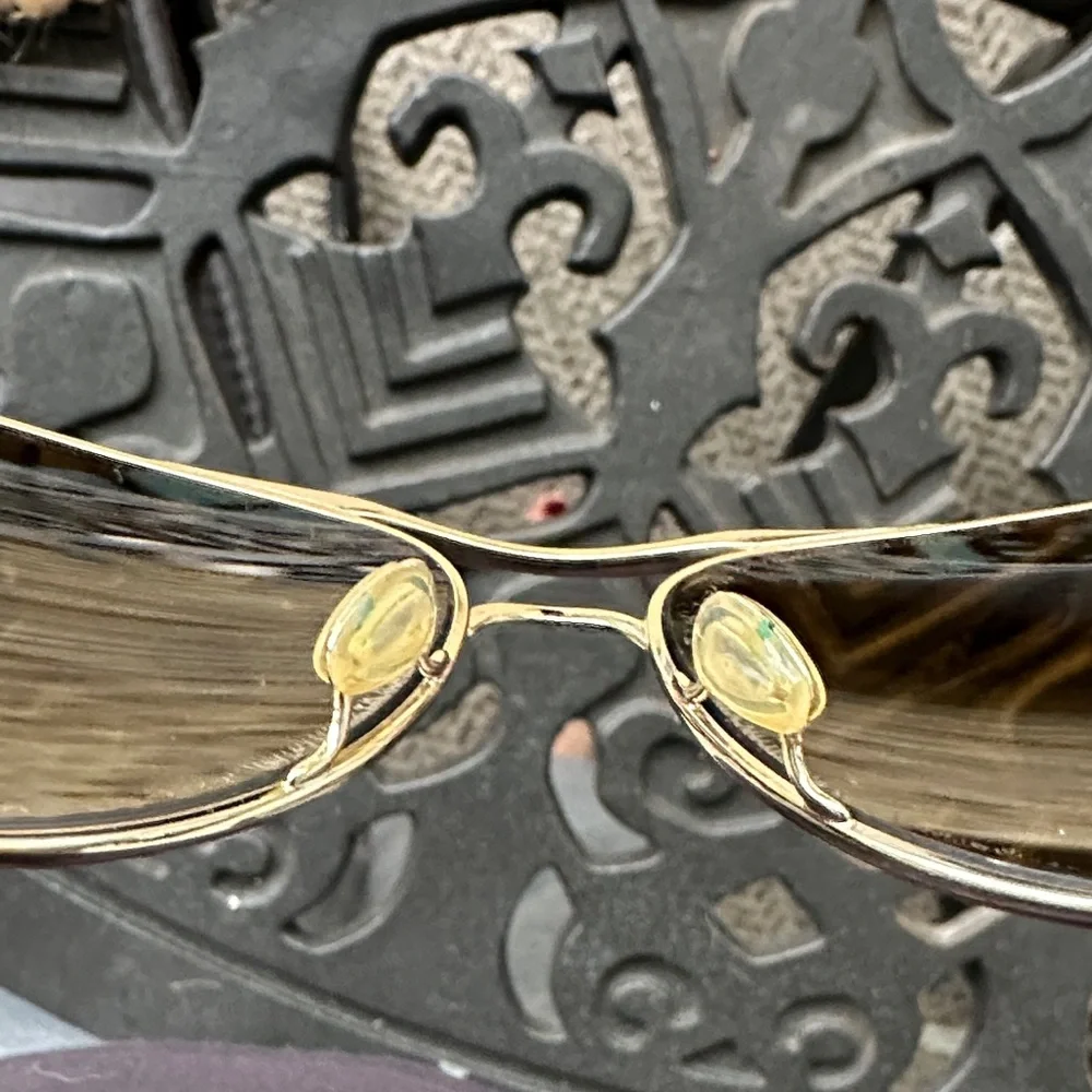 Oakley Aviator Sunglasses - gold, cream and Brown - Picture 7 of 8